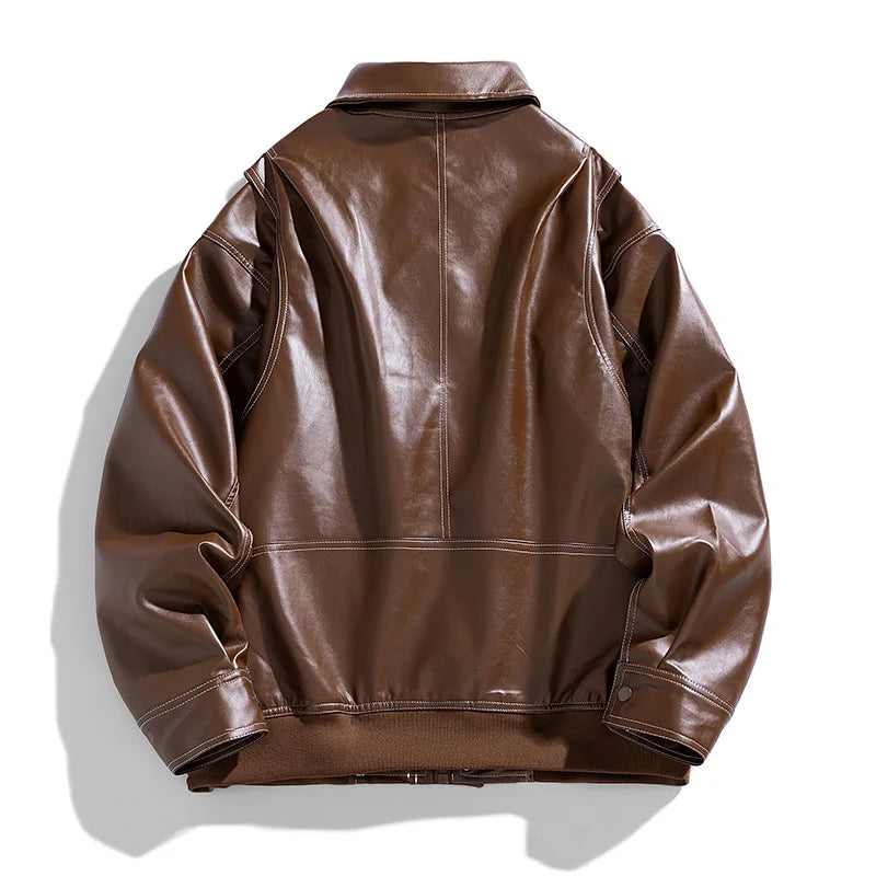 Men’s Brown Classic Leather Jacket