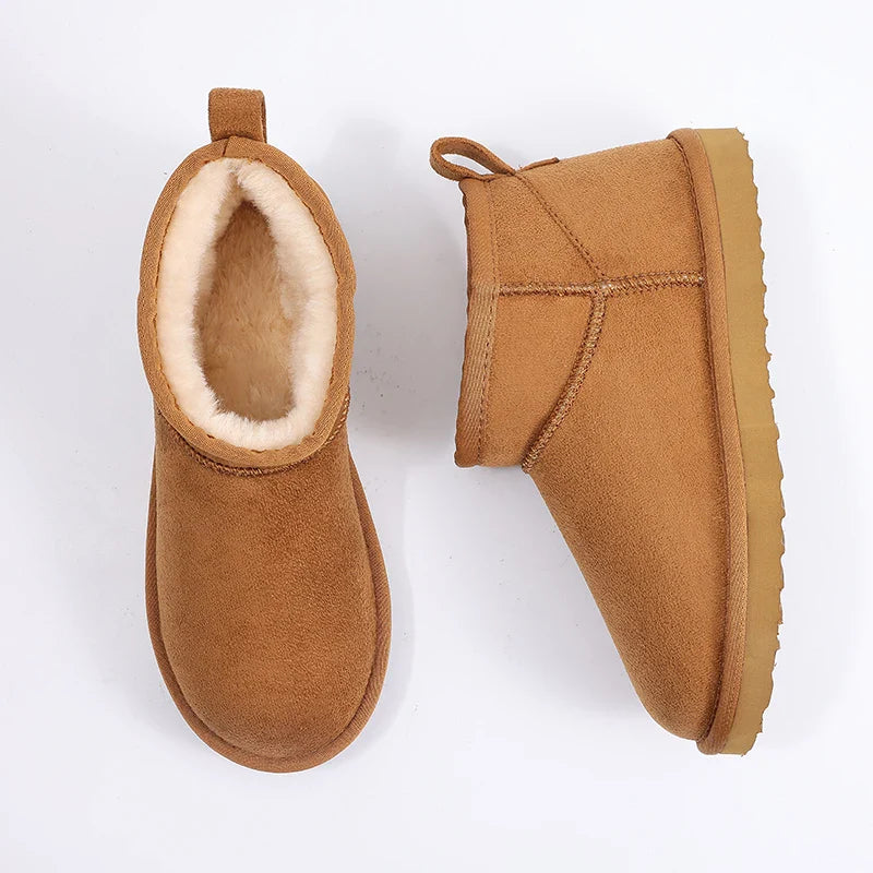 Warm Slip-On Ankle Winter Boots