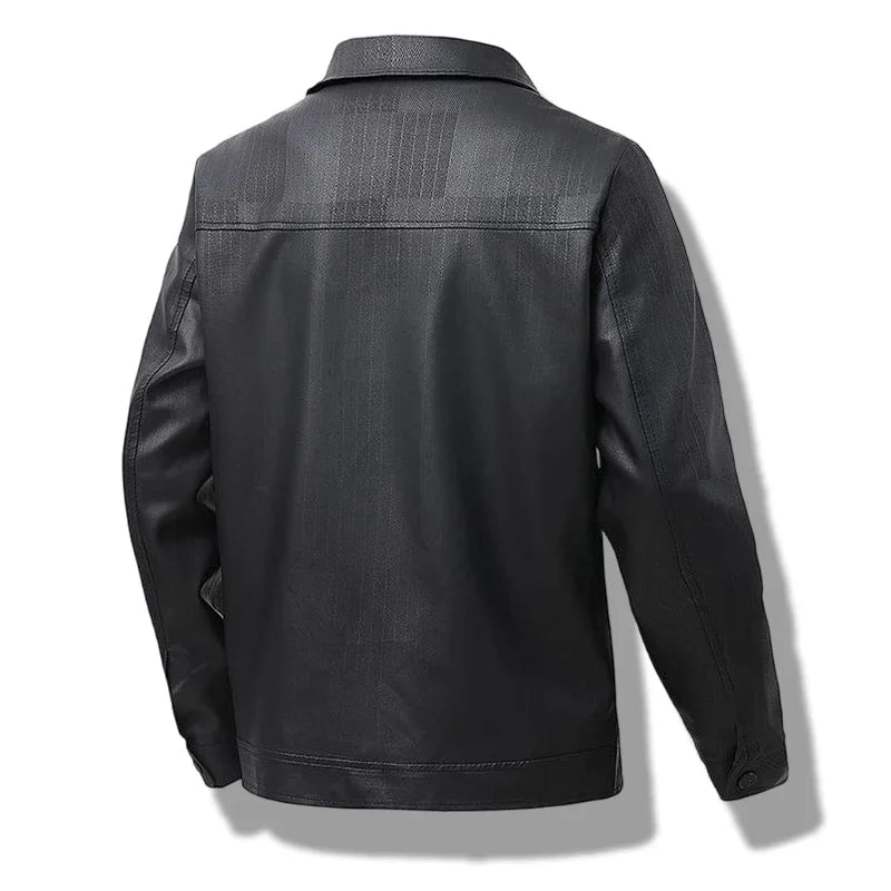 Modern Dark Grey Casual Workwear Jacket